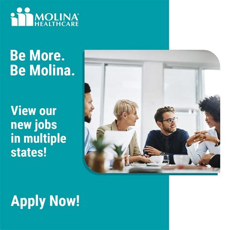 Molina wants to have the best available people in every job. . Molina remote jobs